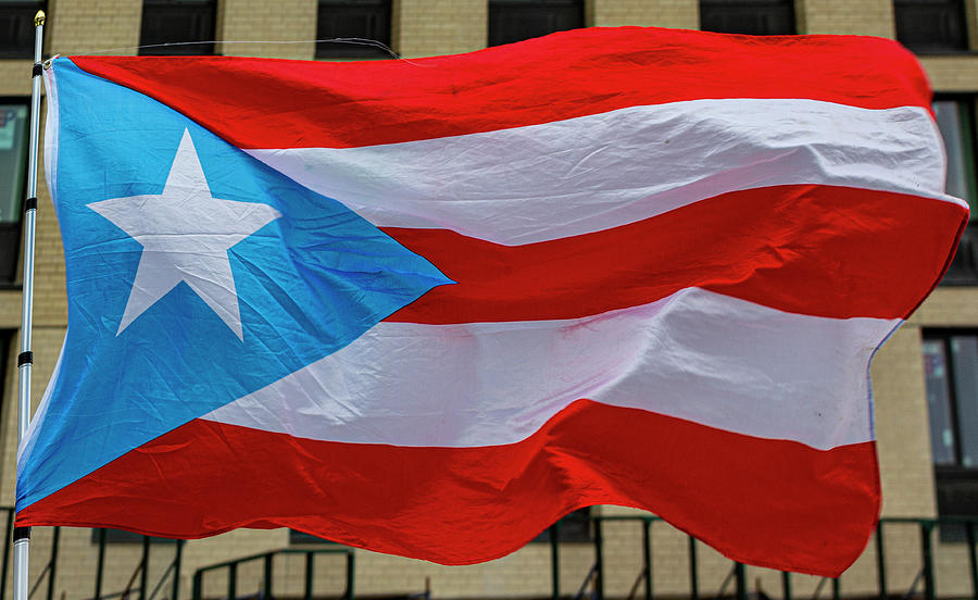 Puerto Rican Flag Photograph by Robert Ullmann