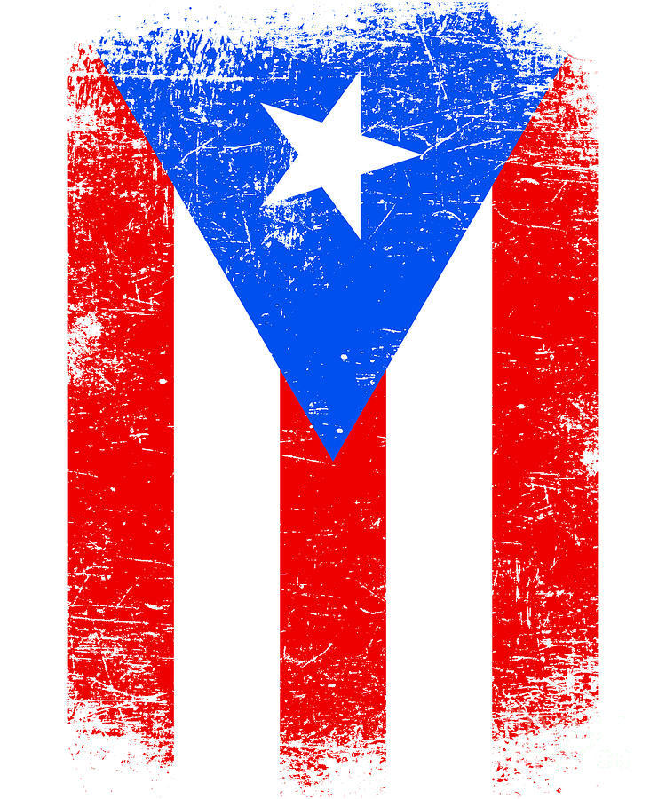 Puerto Rico Flag Puerto Rican Digital Art by Flippin Sweet Gear