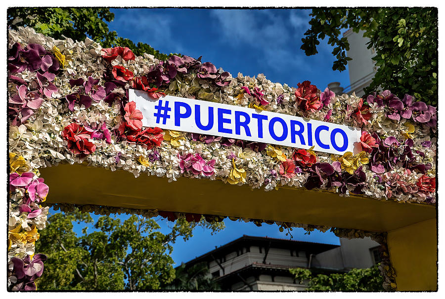 PUERTORICO hashtag, San Juan, Puerto Rico. Photograph by Phil Cardamone