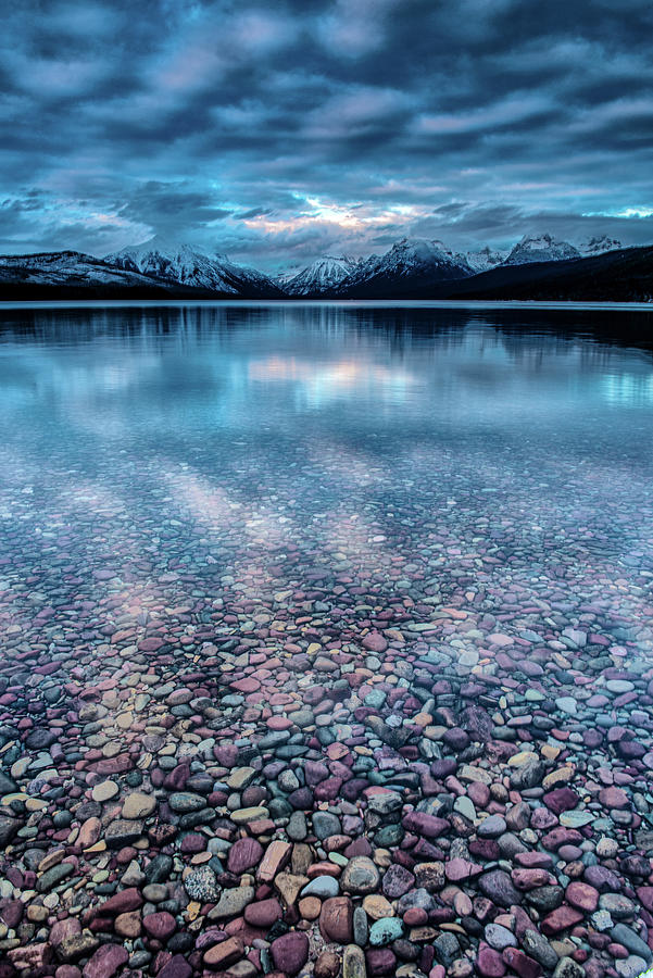 Glacier National Park Photograph - Lake Mcdonald reflections by Greg Wyatt