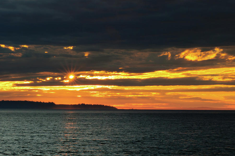 Puget Sound Sunset Photograph by Tara Krauss