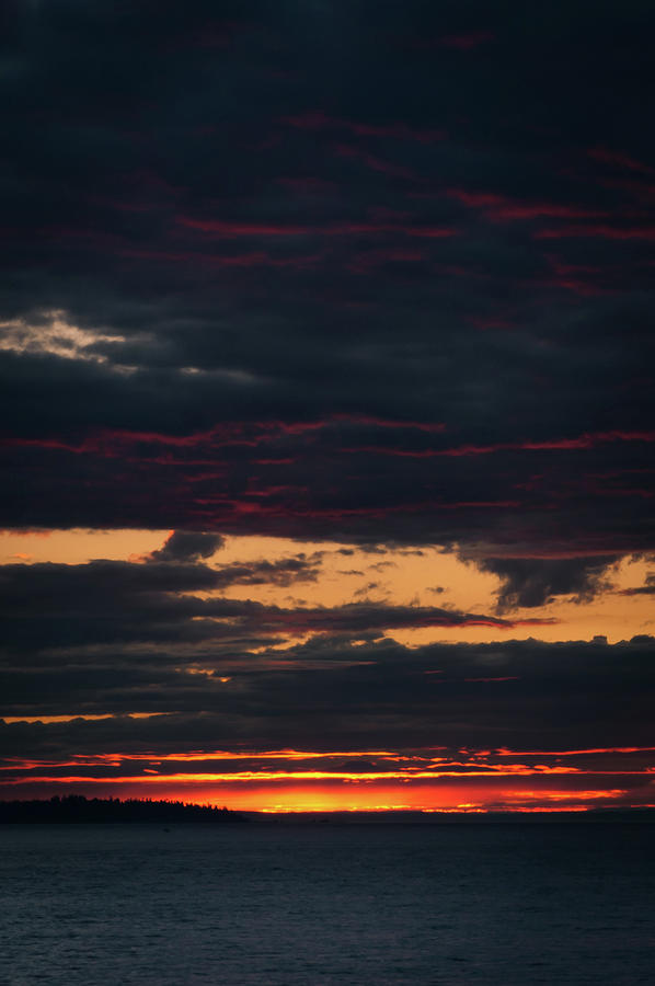 Puget Sound Twilight Photograph by Tara Krauss