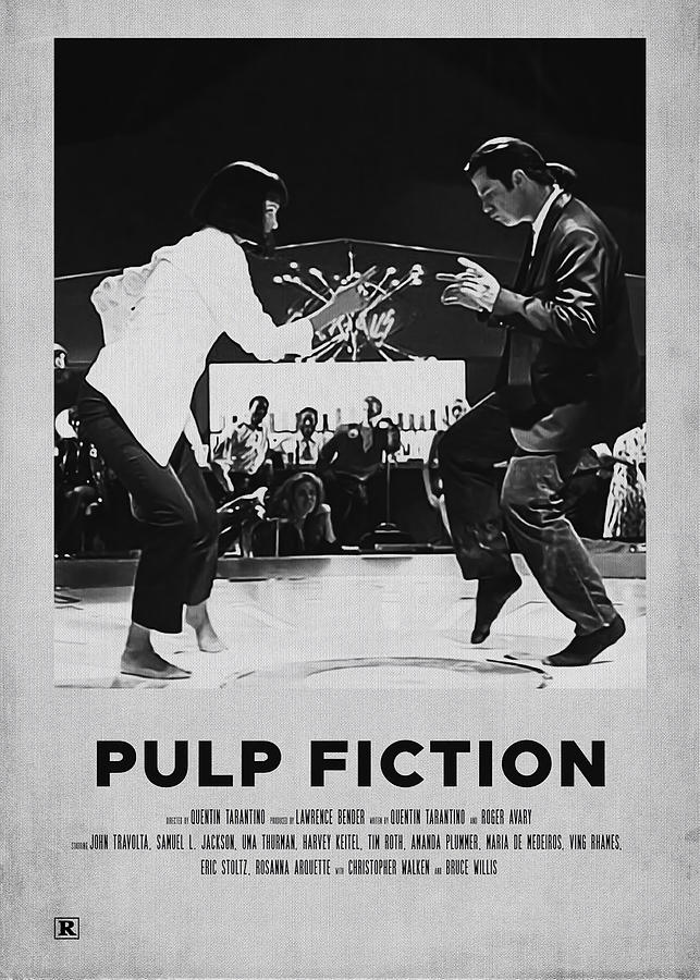 Pulp Fiction Poster Most Popular Cult S Funny Tapestry Textile By Rose Davis Pixels