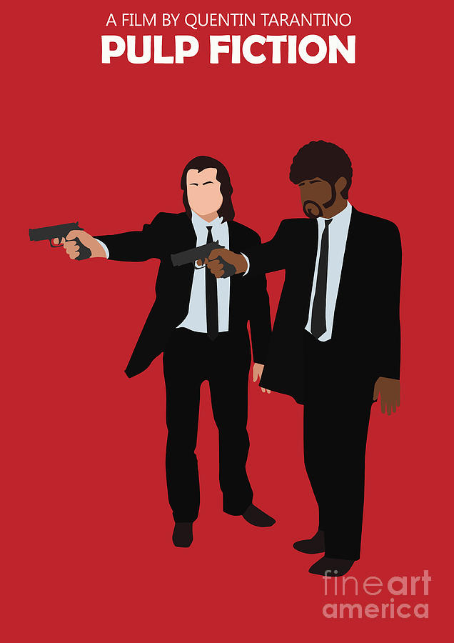 Pulp Fiction Poster Quentin Tarantino Print Digital Art by Oleksandr ...