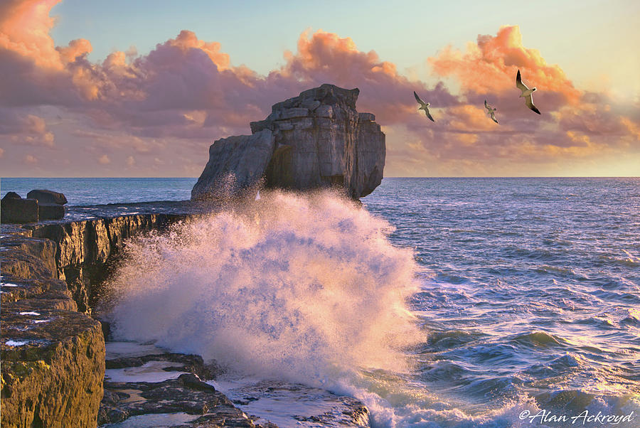 Pulpit Rock at Sunset Photograph by Alan Ackroyd