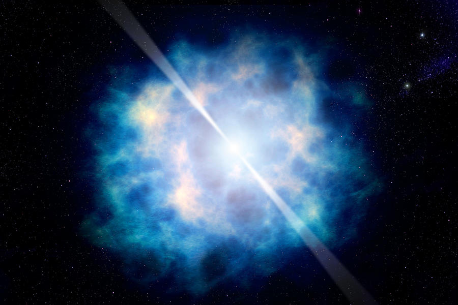 Pulsating neutron star Photograph by Brightstars