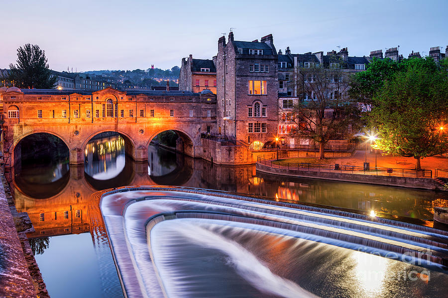 Pulteney Bridge and Weir Bath Photograph by Colin and Linda McKie