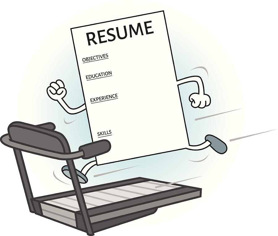 Pump up your resume Drawing by VladSt