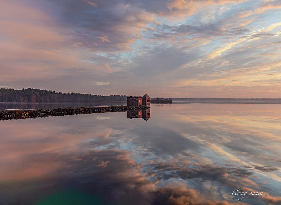 Pumphouse Reflections Photograph by William Bretton