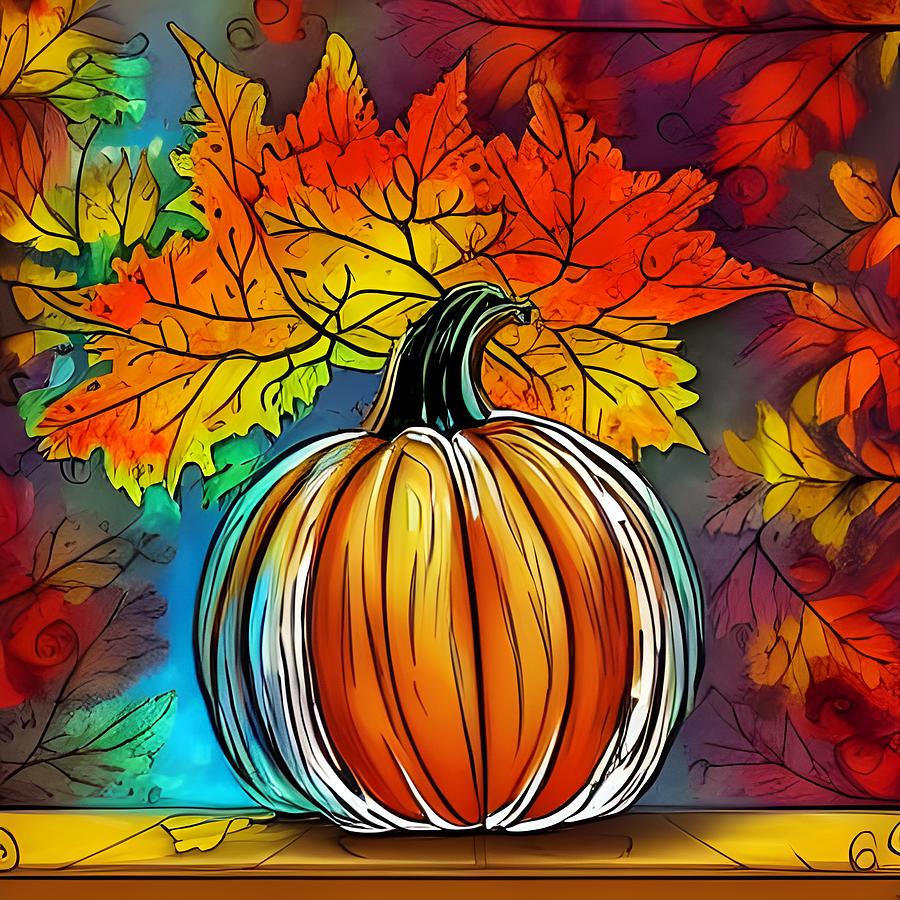Pumpkin Digital Art by April Cook - Fine Art America
