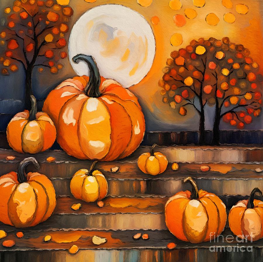 Pumpkin Harvest Digital Art by Lauries Intuitive