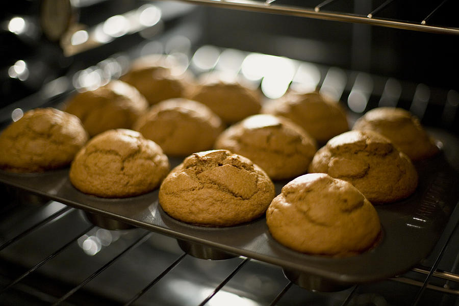 Pumpkin muffins Photograph by Lara Hata