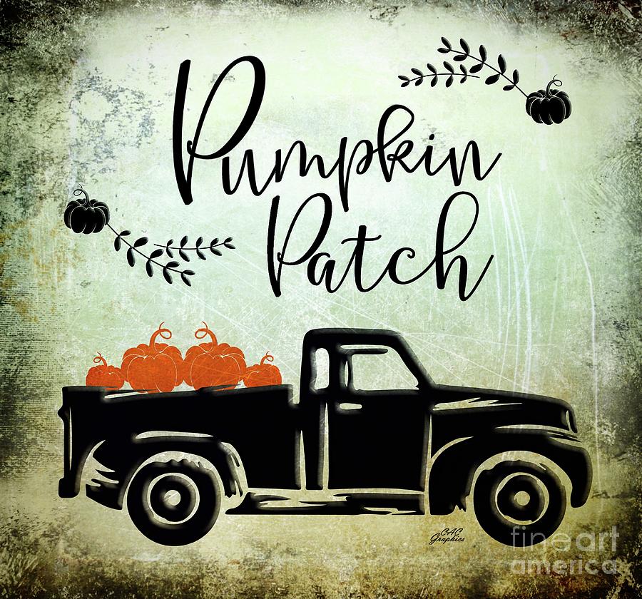 Pumpkin Patch 4 Digital Art by CAC Graphics