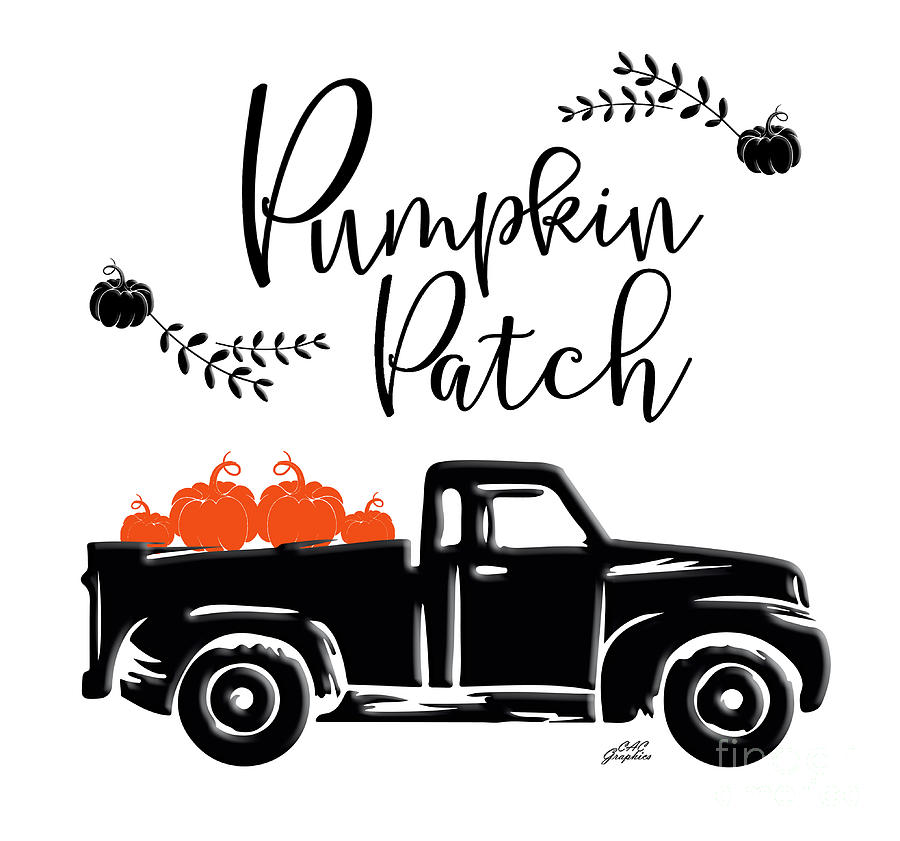 Pumpkin Patch Digital Art by CAC Graphics