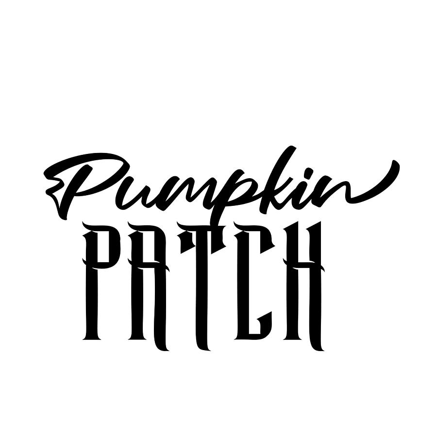 Halloween Digital Art - Pumpkin Patch Typography Festival Autumn by Jacob Zelazny