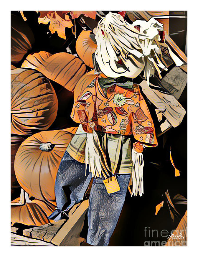 Pumpkin People 2 Mixed Media by Art MacKay