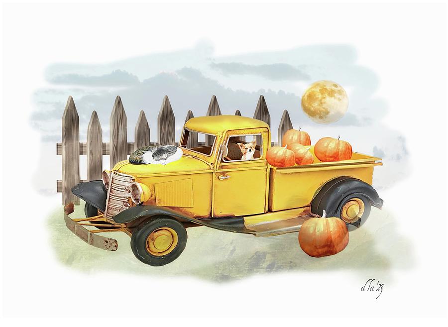 Pumpkins on the Move Photograph by Diana Angstadt