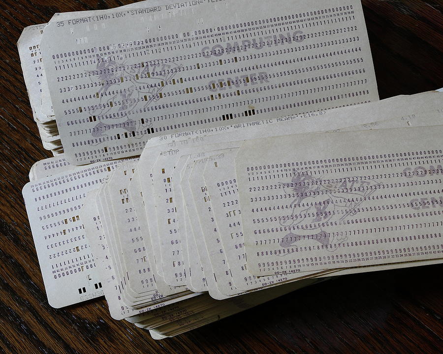 Punch Cards Photograph by John Moyer