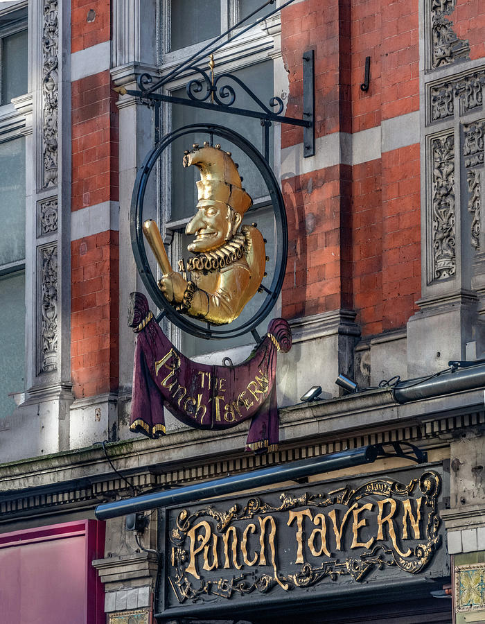 Punch Tavern, London Photograph by Marcy Wielfaert