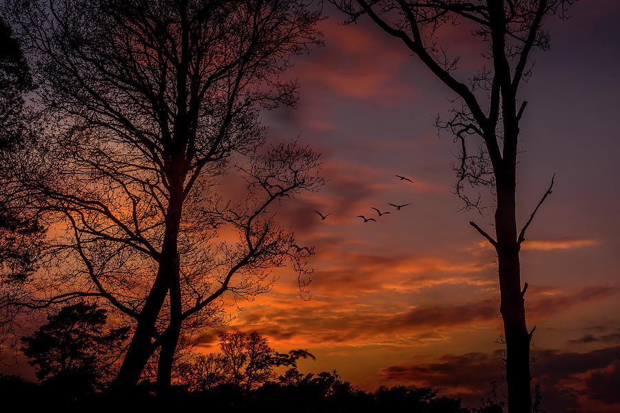 Landscape Photograph - Punchbowl Sunset by Chris Boulton
