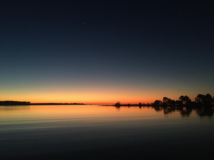 Pungo River, North Carolina, at sunset. Photograph by Life Makes Art
