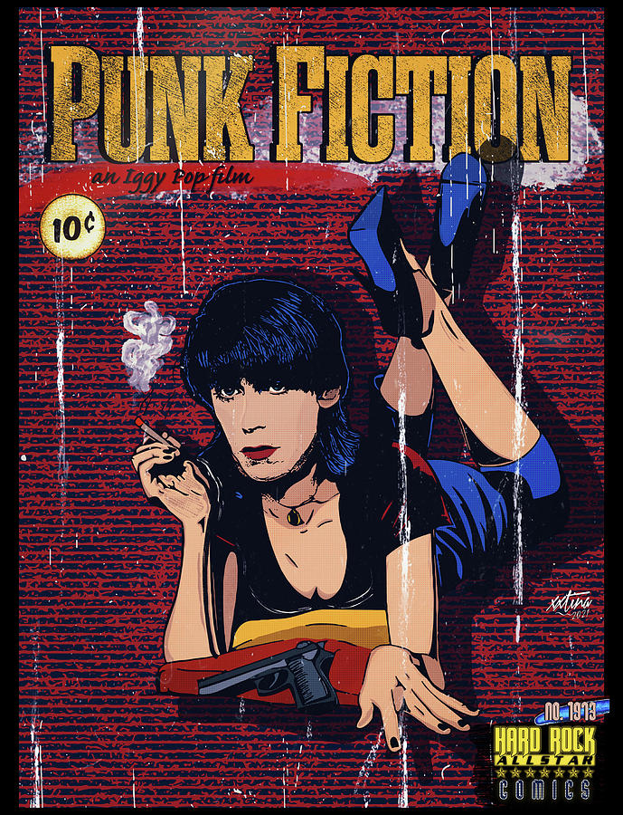 Punk Fiction Digital Art by Christina Rick