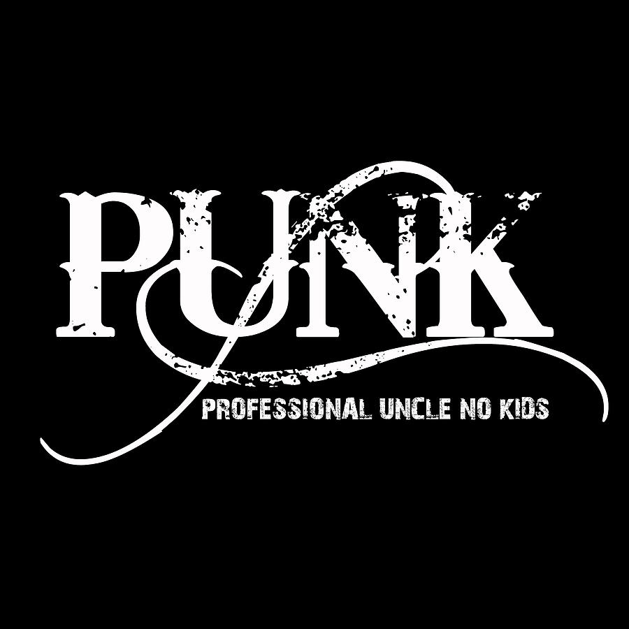 Punk Professional Uncle No Kids Funny Uncle Gift Idea Painting