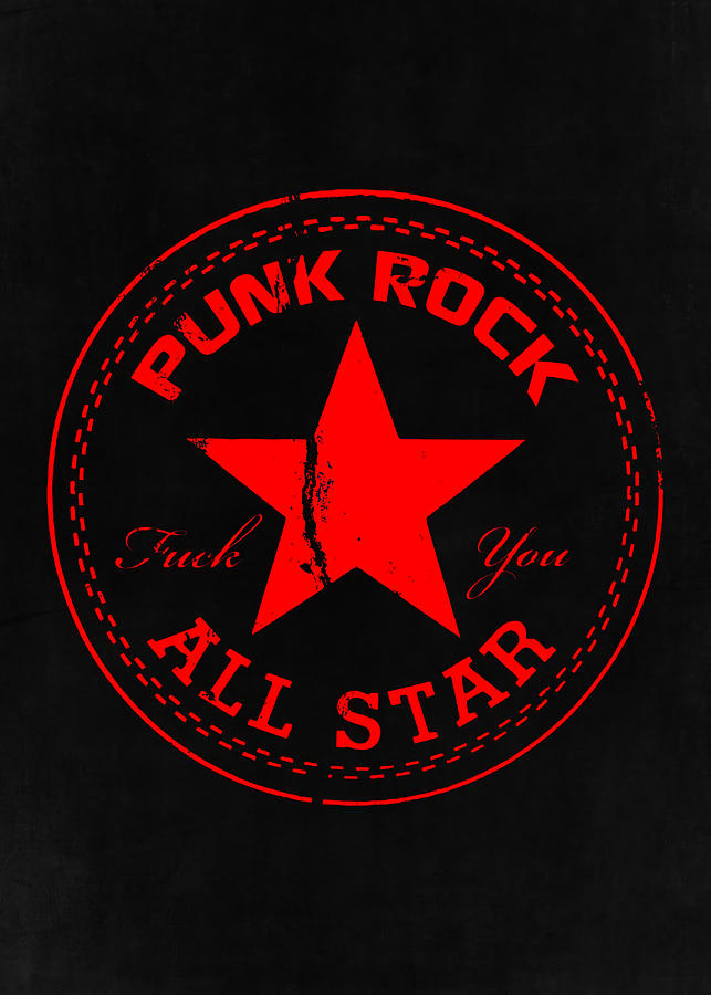 Punk Rock Star Poster Painting by Isaac Simpson - Fine Art America