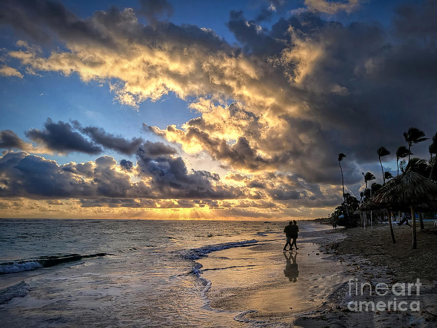 Punta Cana Sunrise Stroll Photograph by Jeff Breiman