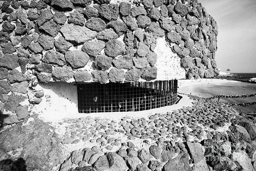 Canary Photograph - Punta Limones World War Two Coastal Observation Bunker Playa Blanca Lanzarote Canary Islands Spain by Joe Fox