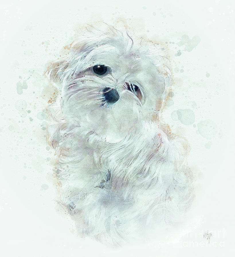 Puppy Love Digital Art by Lois Bryan