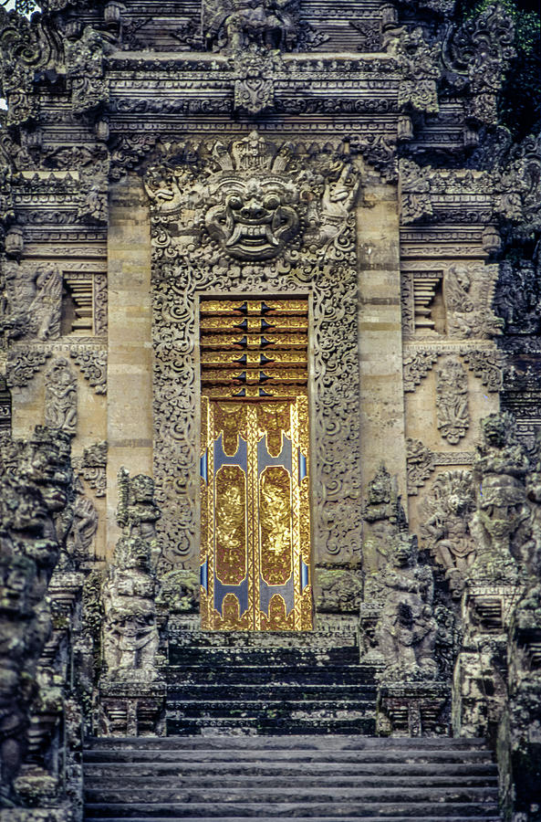 Pura Kehen Temple Door Photograph