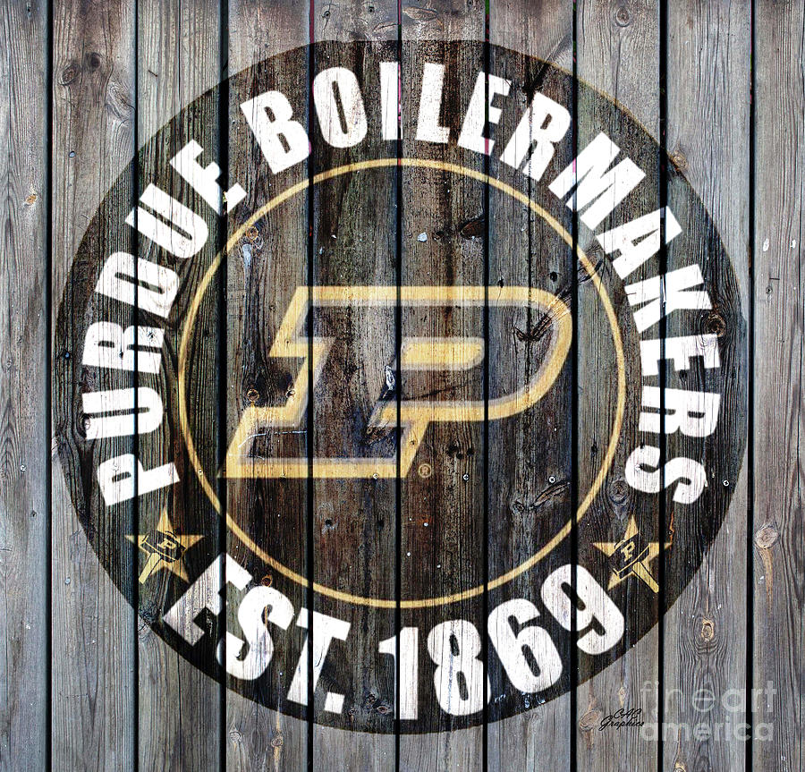 Purdue Boilermakers Digital Art by CAC Graphics