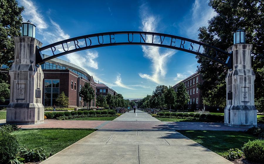 Purdue University Arched Entryway Photograph by Mountain Dreams - Fine ...