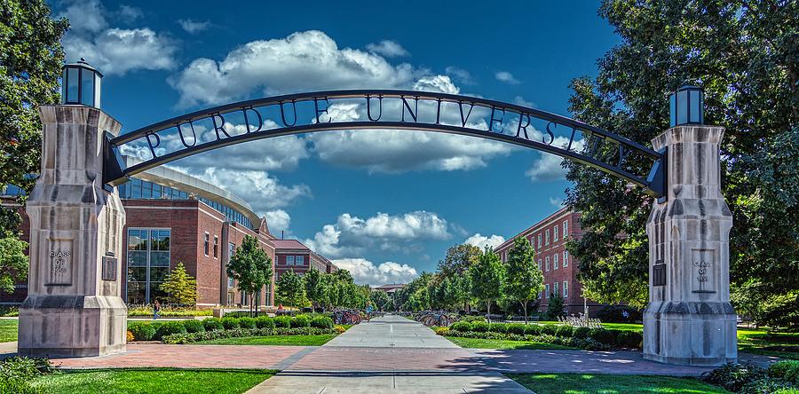 Purdue University Arched Entryway Photograph by Mountain Dreams