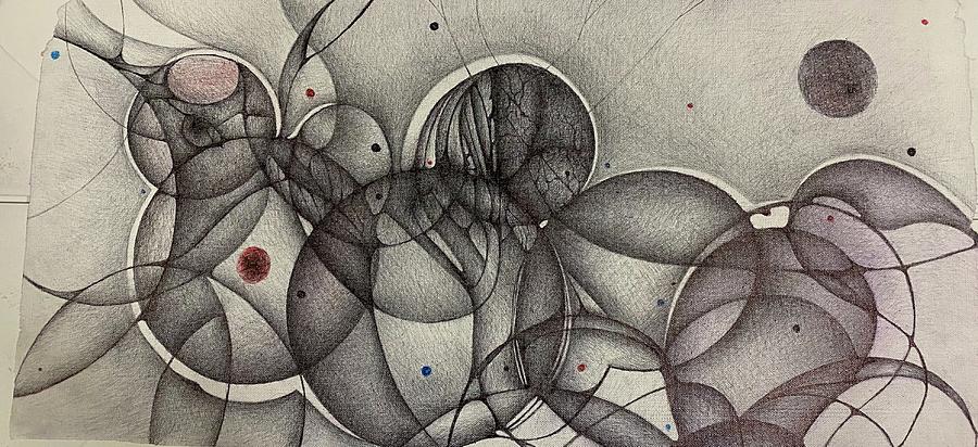 Detail From Raw Ballpoint Placed In Mono Setting   Digital Art by Jack Dillhunt