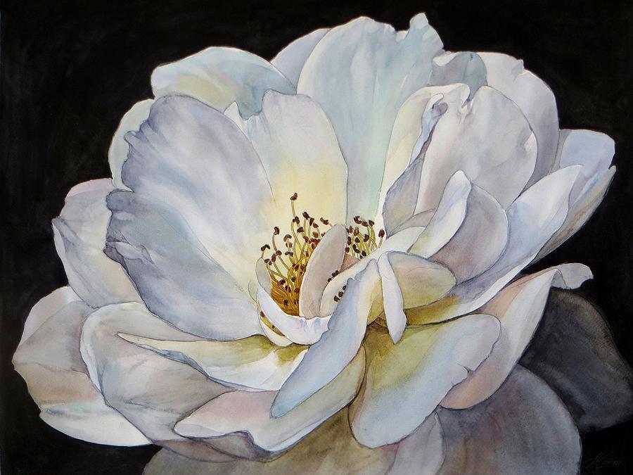 Pure flower Painting by Lauren Dane - Fine Art America