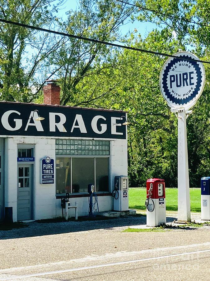 Pure Gas Station Photograph by Alice Terrill