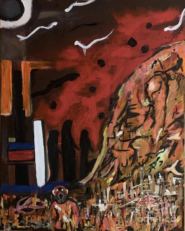 Purgatory, the Underworld Painting by Denise Morgan