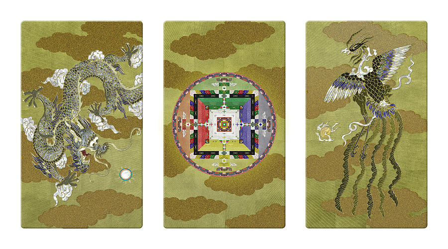Purification Of the Five Elements Tryptich Digital Art by Vajra Sagara Purification Of the Five Elements Tryptich Digital Art by Vajra Sagara