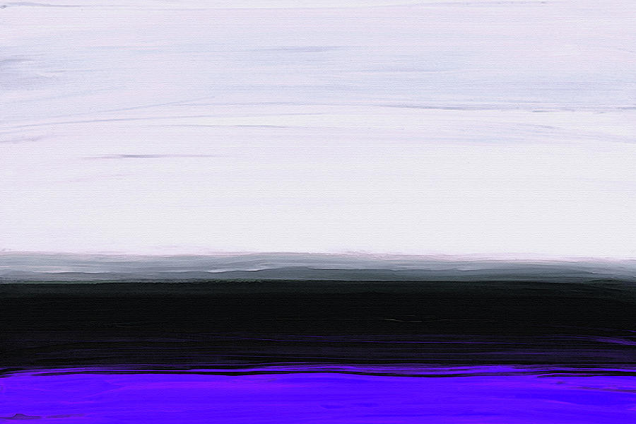 Purple And White Haze - Abstract Landscape Art - Sharon Cummings ...