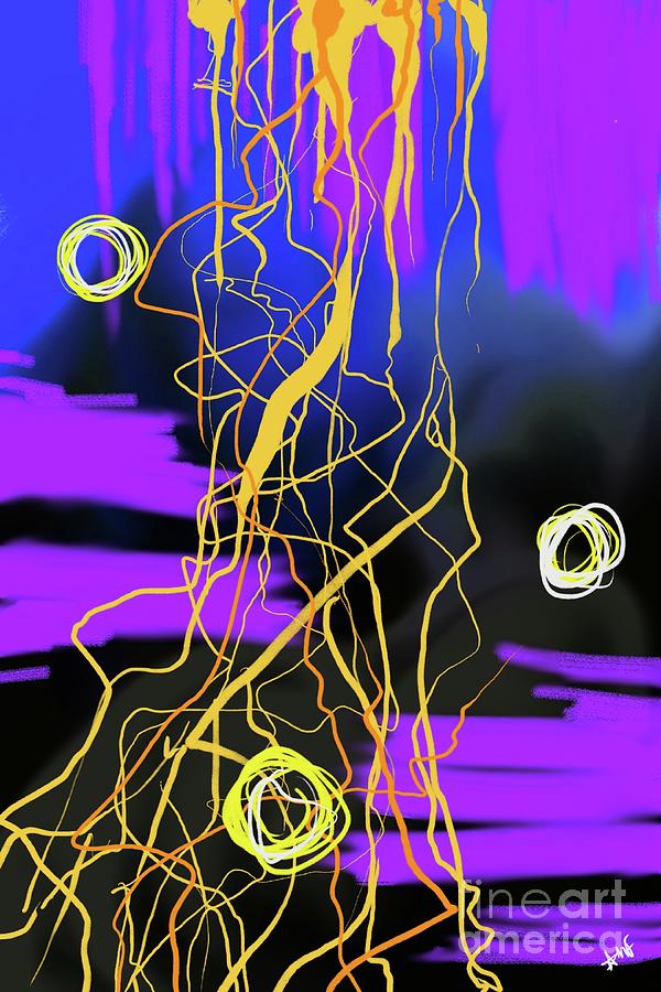 Purple and Yellow Lines Digital Art by Angrulla MF Purple and Yellow Lines Digital Art by Angrulla MF