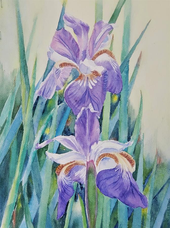 Purple Beauty Painting by Cora Preibis - Fine Art America