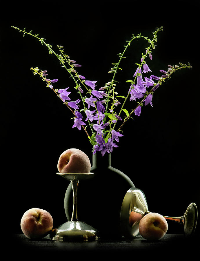 Purple Bells and Peaches Photograph by Maggie Terlecki