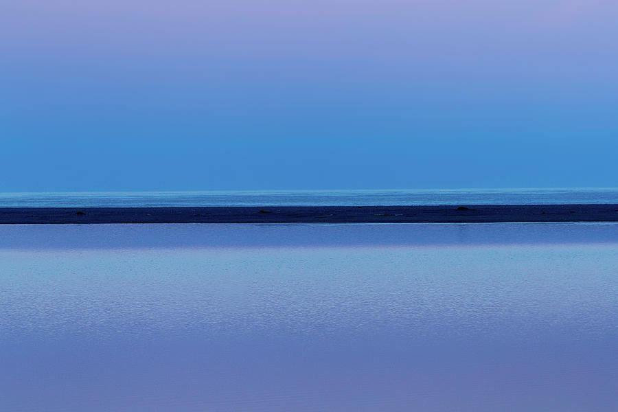 Purple blue hour lagoon Photograph by Murray Rudd