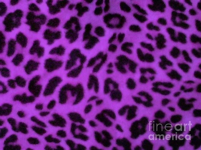 Purple Cheetah Digital Art by Kari Myres