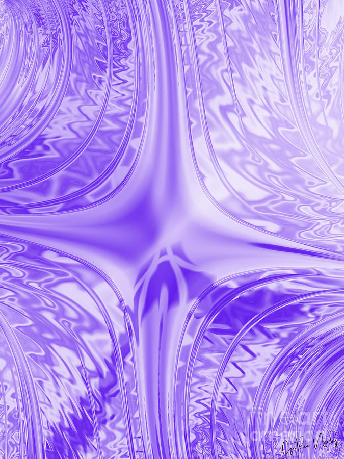 Purple cross Digital Art by Cindys Creative Corner