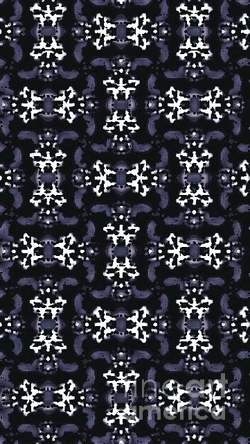 Purple Cross Weave Digital Art by Kari Myres