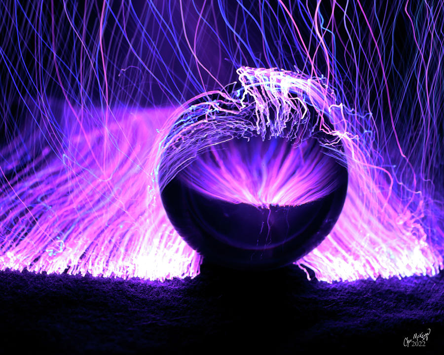 Purple Wave Photograph by Christopher McKenzie