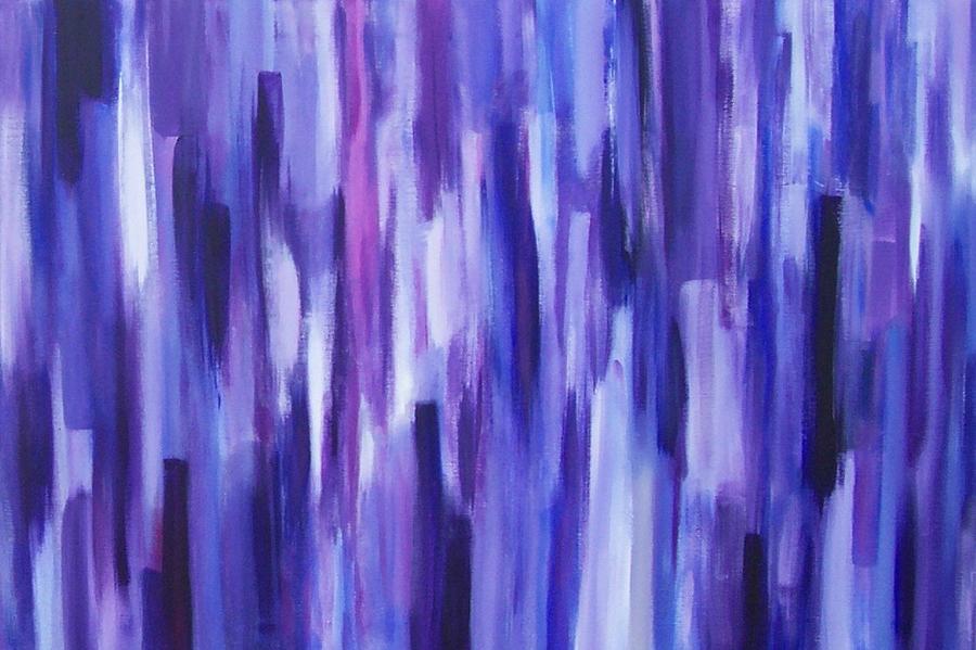 Purple Days Painting by Sue Dinenno